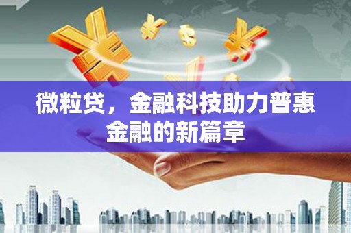 通山微粒贷，金融科技助力普惠金融的新篇章