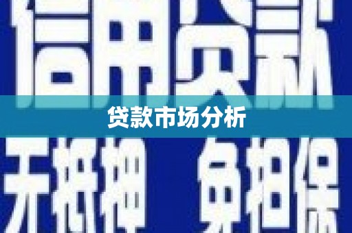 通山贷款市场分析