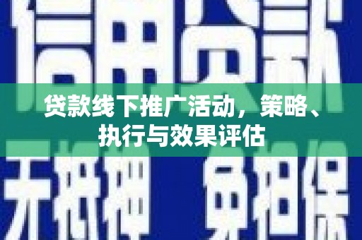 通山贷款线下推广活动，策略、执行与效果评估