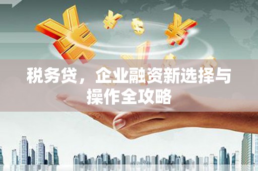 通山税务贷，企业融资新选择与操作全攻略