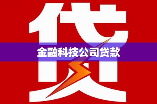 通山金融科技公司贷款