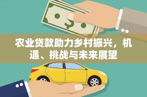 通山农业贷款助力乡村振兴，机遇、挑战与未来展望