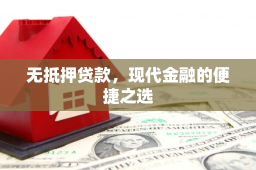 通山无抵押贷款，现代金融的便捷之选