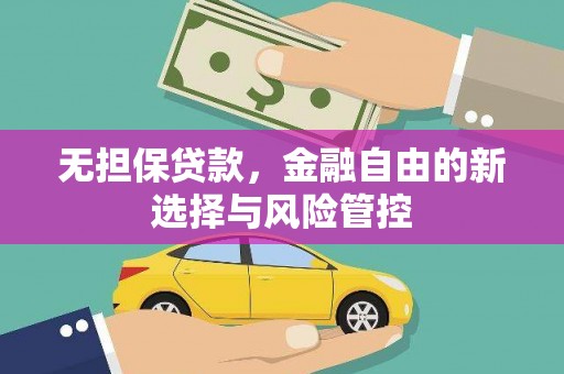通山无担保贷款，金融自由的新选择与风险管控