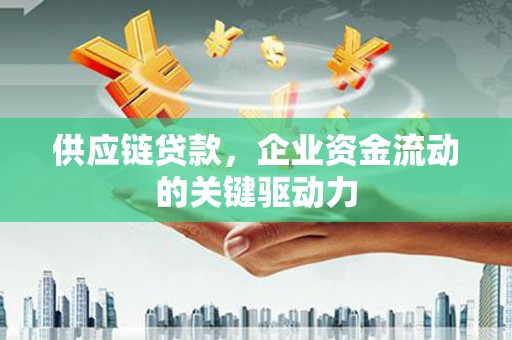 通山供应链贷款，企业资金流动的关键驱动力