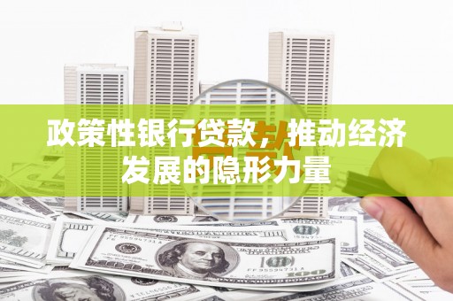 通山政策性银行贷款，推动经济发展的隐形力量