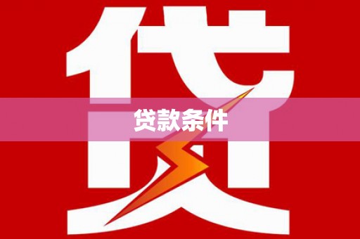 通山贷款条件