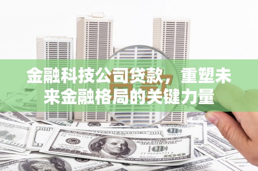 通山金融科技公司贷款，重塑未来金融格局的关键力量