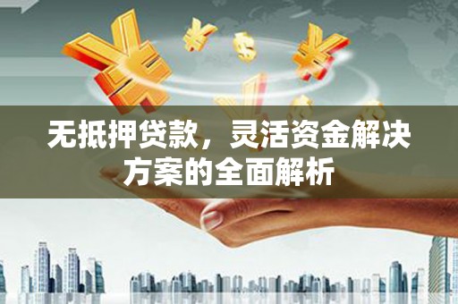 通山无抵押贷款，灵活资金解决方案的全面解析