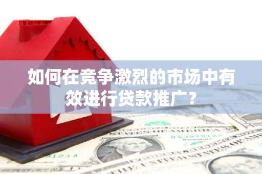 通山如何在竞争激烈的市场中有效进行贷款推广？