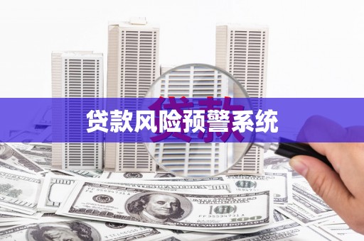 通山贷款风险预警系统