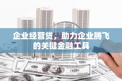 通山企业经营贷，助力企业腾飞的关键金融工具
