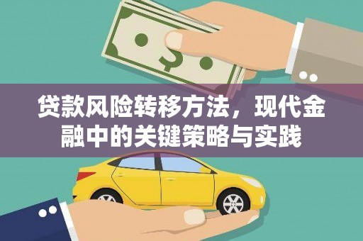 通山贷款风险转移方法，现代金融中的关键策略与实践
