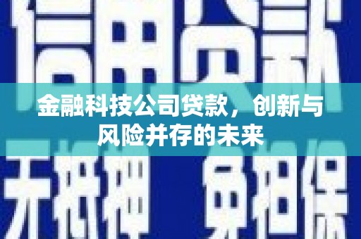 通山金融科技公司贷款，创新与风险并存的未来