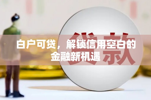 通山白户可贷，解锁信用空白的金融新机遇