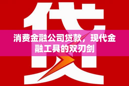 通山消费金融公司贷款，现代金融工具的双刃剑