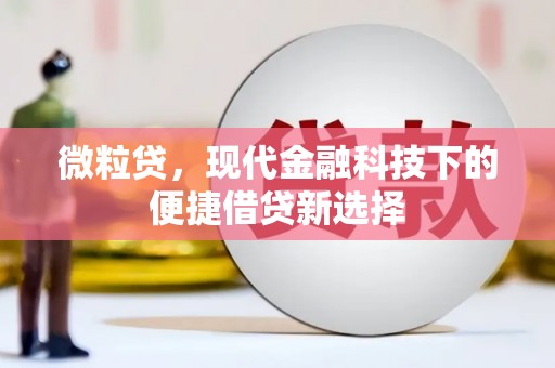 通山微粒贷，现代金融科技下的便捷借贷新选择