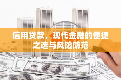 通山信用贷款，现代金融的便捷之选与风险防范
