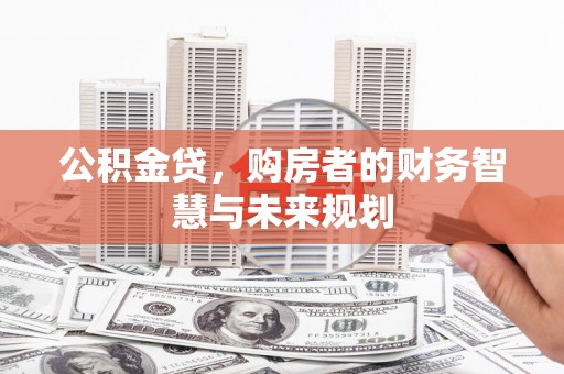 通山公积金贷，购房者的财务智慧与未来规划