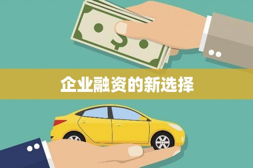 通山企业融资的新选择
