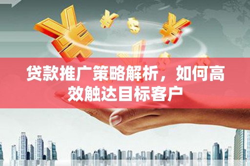 通山贷款推广策略解析，如何高效触达目标客户