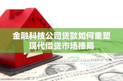 通山金融科技公司贷款如何重塑现代借贷市场格局