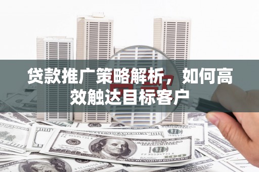 通山贷款推广策略解析，如何高效触达目标客户