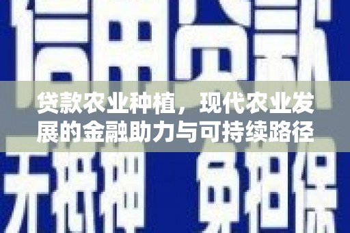 通山贷款农业种植，现代农业发展的金融助力与可持续路径