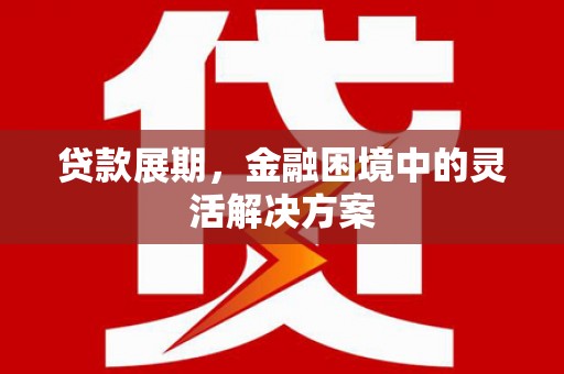 通山贷款展期，金融困境中的灵活解决方案