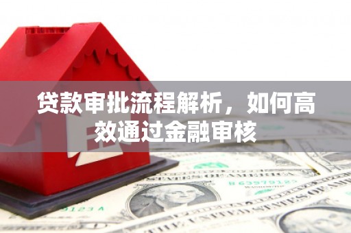 通山贷款审批流程解析，如何高效通过金融审核