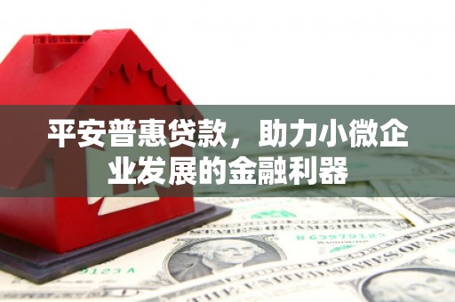 通山平安普惠贷款，助力小微企业发展的金融利器
