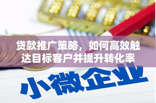 通山贷款推广策略，如何高效触达目标客户并提升转化率