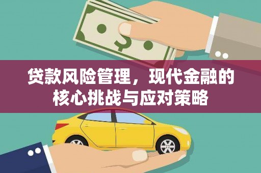 通山贷款风险管理，现代金融的核心挑战与应对策略