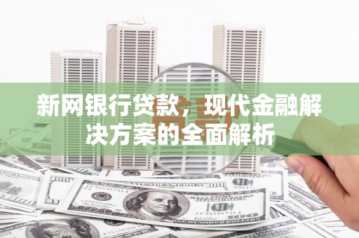通山新网银行贷款，现代金融解决方案的全面解析