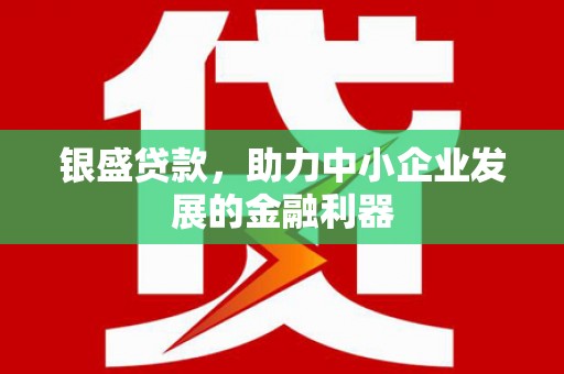 通山银盛贷款，助力中小企业发展的金融利器