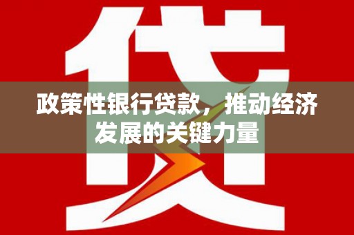通山政策性银行贷款，推动经济发展的关键力量