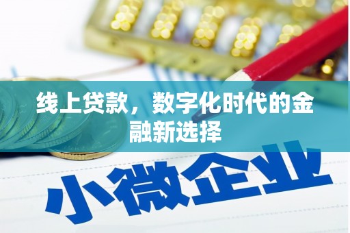 通山线上贷款，数字化时代的金融新选择