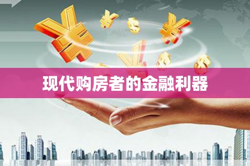 通山现代购房者的金融利器